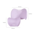 thumbnail image 3 of TopLLC Lumbar Pillows Headrest Pillow Lumbar Support Pillows For Office Chair Ergonomic Memory Foam Back Pillows For Car Back Support For Office Chair Car Bed, 3 of 9
