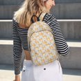 thumbnail image 5 of Easygdp Corgi Dog for Durable Canvas Laptop Backpack - Adjustable Shoulder Strap, Large Capacity, Fits 15-17in Laptops, for School, Work, Travel-Small, 5 of 5
