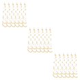 thumbnail image 1 of mmirethe 6pack/lot Swirl Pendant For Graduation Celebration Exquisite Craft Wide Application Birthday Star Spiral Pendant PVC Gold 3Set, 1 of 6