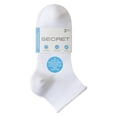 thumbnail image 2 of Secret® Ladies 3pk Comfort Top Quarter Socks, 2 of 2