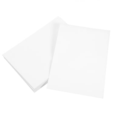 50 Pcs Feuilles de Carton A5 Épaisses et Blanches pour Cartes de Vœux, Cartes de Note Vierges et Enveloppes pour Projets d'Artisanat Diy et Annonces