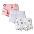 thumbnail image 1 of MIASHUI Girls Soft Cotton Underwear with 3 Packs Kids Panties Assorted Briefs,Pink,6-7 Years, 1 of 2