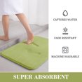 thumbnail image 4 of zanvin Memory Foam Bath Mat 5 Set Bathroom Rugs for 5 Pcs Toilet Mats Universal Soft Comfortable Water Absorption Non-Slip Thick Machine Washable Easy Dry Dark Color Bathroom Rugs, Gifts for Mom, 4 of 5
