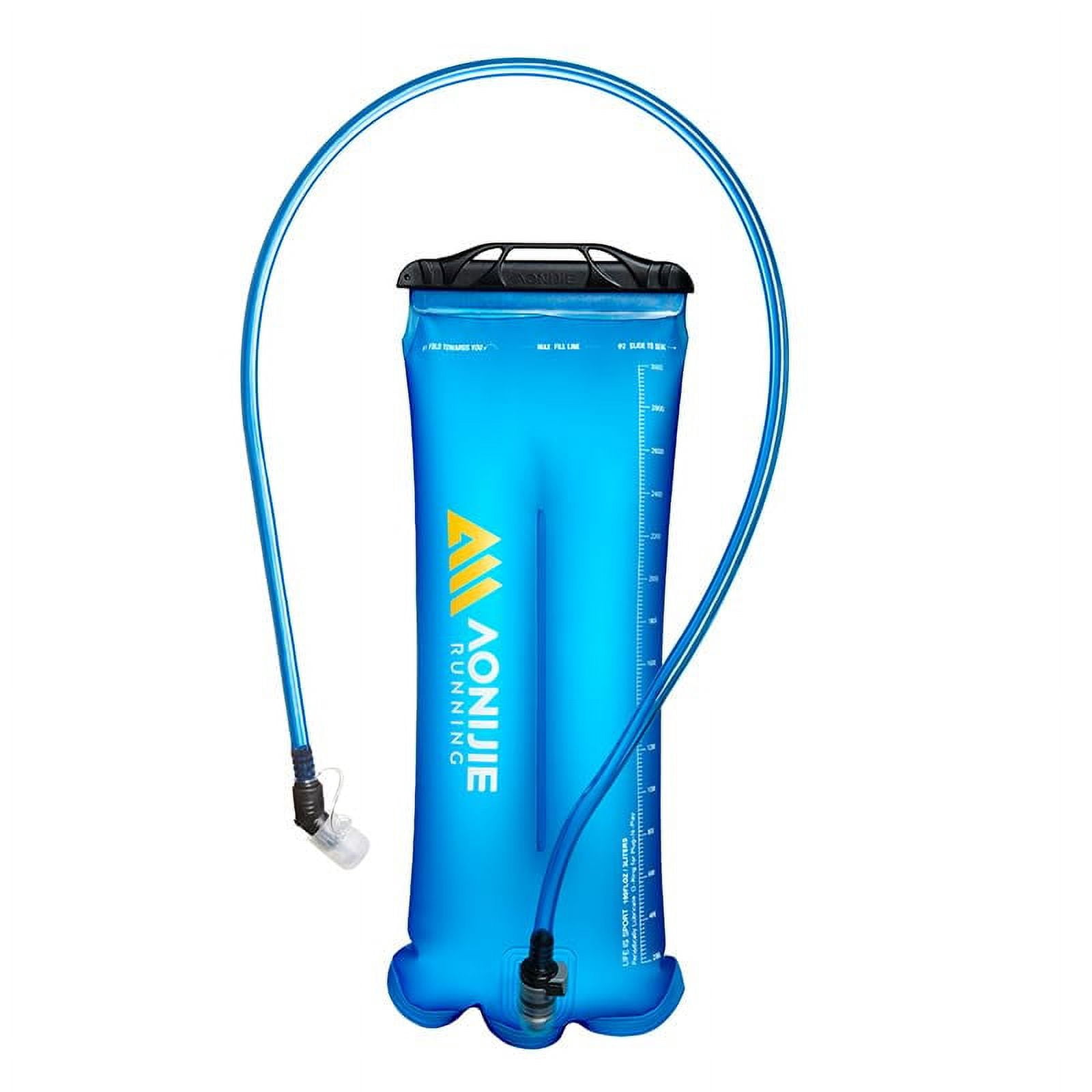 AONIJIE Vessie d'Hydratation Réservoir d'Eau 3 L, Sac Vessie de Stockage d'Eau Étanche, Sans BPA, Grande Ouverture, pour la Randonnée le Camping la Course