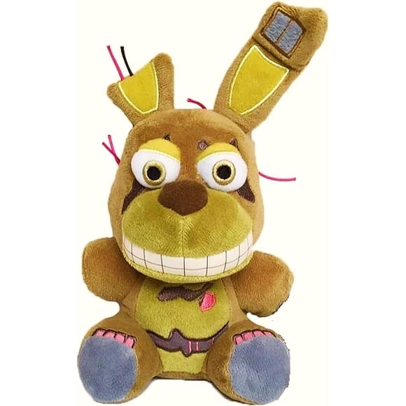 HSHDLDF 7'' FNAF Plushies - Springtrap Plush Toys - US Stock | Five Nights Freddy's Plush Toys: Lolbit, Nightmare Springtrap, Funtime Freddy | Kids Doll, Gifts for FNAF Fan