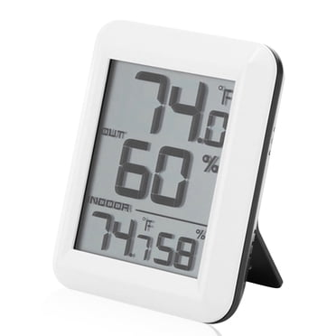Yeacher Thermomètre Hygromètre Hygro Numérique Sans Fil pour Intérieur et Extérieur, Thermomètre, Jauge de Température et d'Humidité, Thermomètre de Pièce, Compteur d'Humidité avec Affichage LED