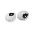thumbnail image 4 of Thinsony 2Pcs 60mm Ordinateur Table de Bureau Cache Passe-Fils Trou de Câble Argent 5Set, 4 of 6