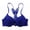 blue, variant on Women Super Push Up Bra Lace Racerback Underwire Soft Padding Lift Up Bra Deep V Sexy Brassiere Underwear Seamless Bras For Women 34B 36B 38B