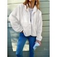 thumbnail image 1 of REDHOTYPE Women's Button Long Sleeve Brushed Jacket Coats with Pockets, 1 of 1