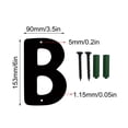 thumbnail image 2 of Big Savings! Three-Dimensional Iron Art Number Sign, House Number Metal Letters, Wall-Mounted Home Address Sign with Screws for Outdoor and Indoor Use, 2 of 6