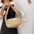 thumbnail image 4 of LinYooLi Quilted Tote Bags for Women Lightweight Quilted Padding Shoulder Bag Down Cotton Padded Large Tote Bags Lattice, 4 of 6