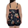 thumbnail image 4 of HAWEE Womens Plus Size Tankini Swimsuits with Shorts Two Piece Bathing Suit Floral Printed Swimwear, 4 of 4