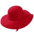 thumbnail image 5 of Chapeau de Plage Melon en Feutre de Laine à Grand Bord Souple pour Femmes Dames, Casquette de Soleil Mode, 5 of 5