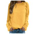 thumbnail image 1 of SNKSDGM Chandails à Col Rond pour Femmes, Chandails Courts Graphiques pour Femmes, Chandails Quotidiens pour Femmes pour la Maison et l'Extérieur, Entraînement, Manches Longues, T-Shirt à Col Rond, Haut, Chandail Imprimé, Blouse de Rue, Mode Urbaine TTTG, 1 of 5
