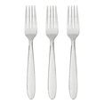 thumbnail image 1 of Mainstays Breck Stainless Steel Everyday Dinner Fork, 3 Piece Set, Silver, 1 of 8