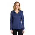 thumbnail image 1 of Port Authority Women's Silk Touch Performance Long Sleeve Polo - L540LS, 1 of 1