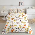 thumbnail image 2 of Erosebridal Autumn Fall Bedding Twin Comforter Set For Teens,Floral Flower Down Comforter,Botanical Decor,Lightweight,2-Piece, 2 of 8