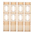 thumbnail image 1 of Unfinished Wood Door Window Piece Blank Wood Slice Children DIY Craft Prop, 1 of 9