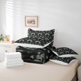 thumbnail image 5 of YST 7Pcs Rainbow Skull Comforter Set, Gothic Skeleton Head Bed in a Bag, Polyester, Queen, 5 of 5