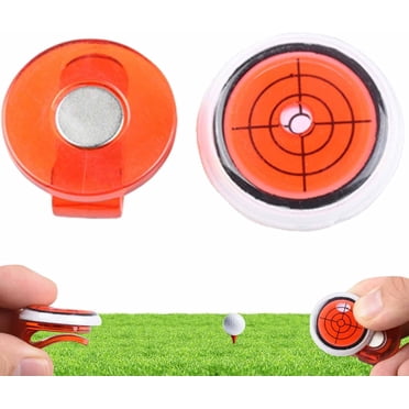 Golf Ball Marker Round Cap Clip Mark with Level Function, 2026 New Golf Green Reader, High Precision Horizontal Bubble, Putting Training Aid Accessories Tool Gifts for Men Unique