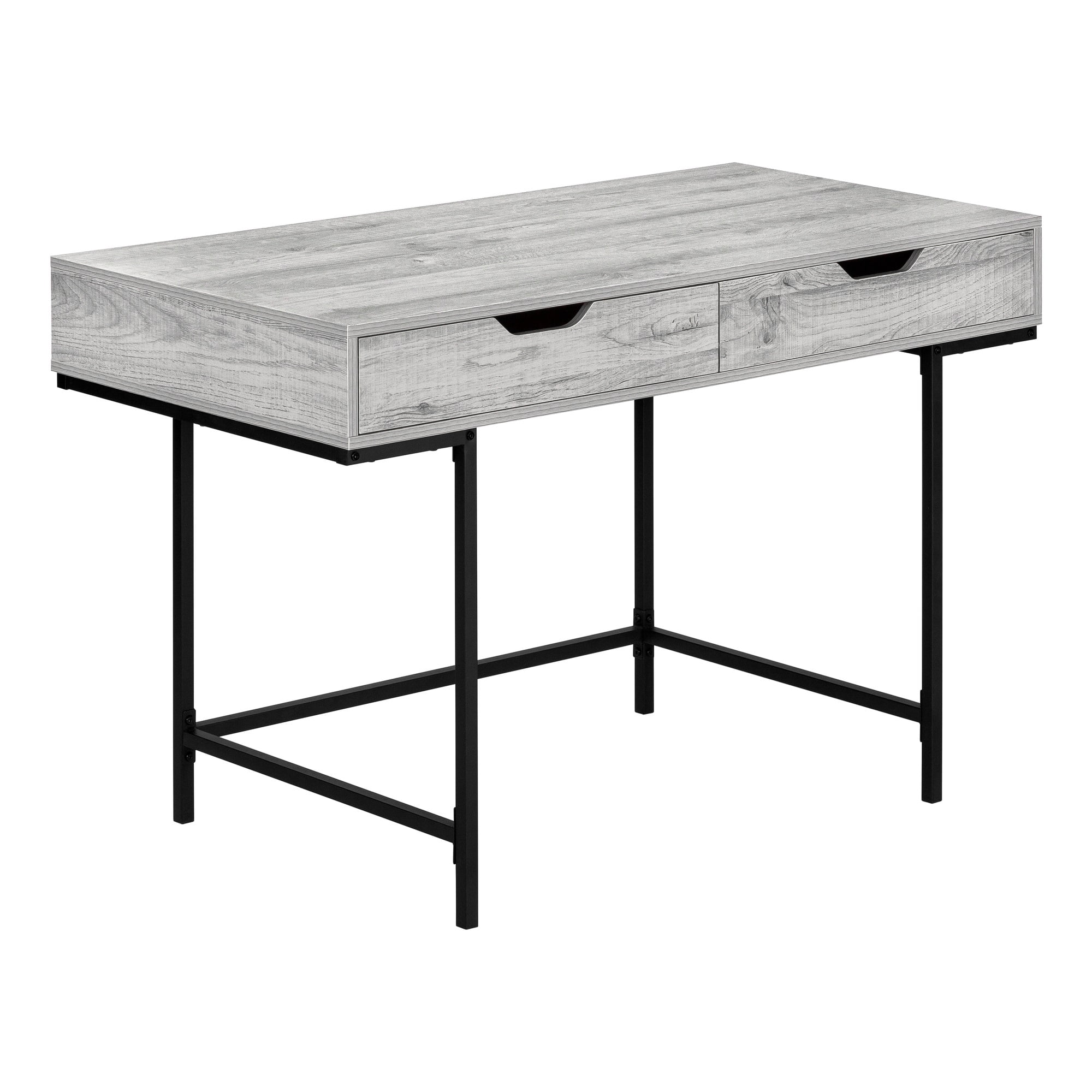 Monarch Specialties COMPUTER DESK - 48"L / GREY / BLACK METAL