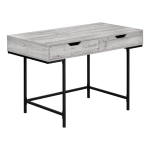 Monarch Specialties COMPUTER DESK - 48"L / GREY / BLACK METAL