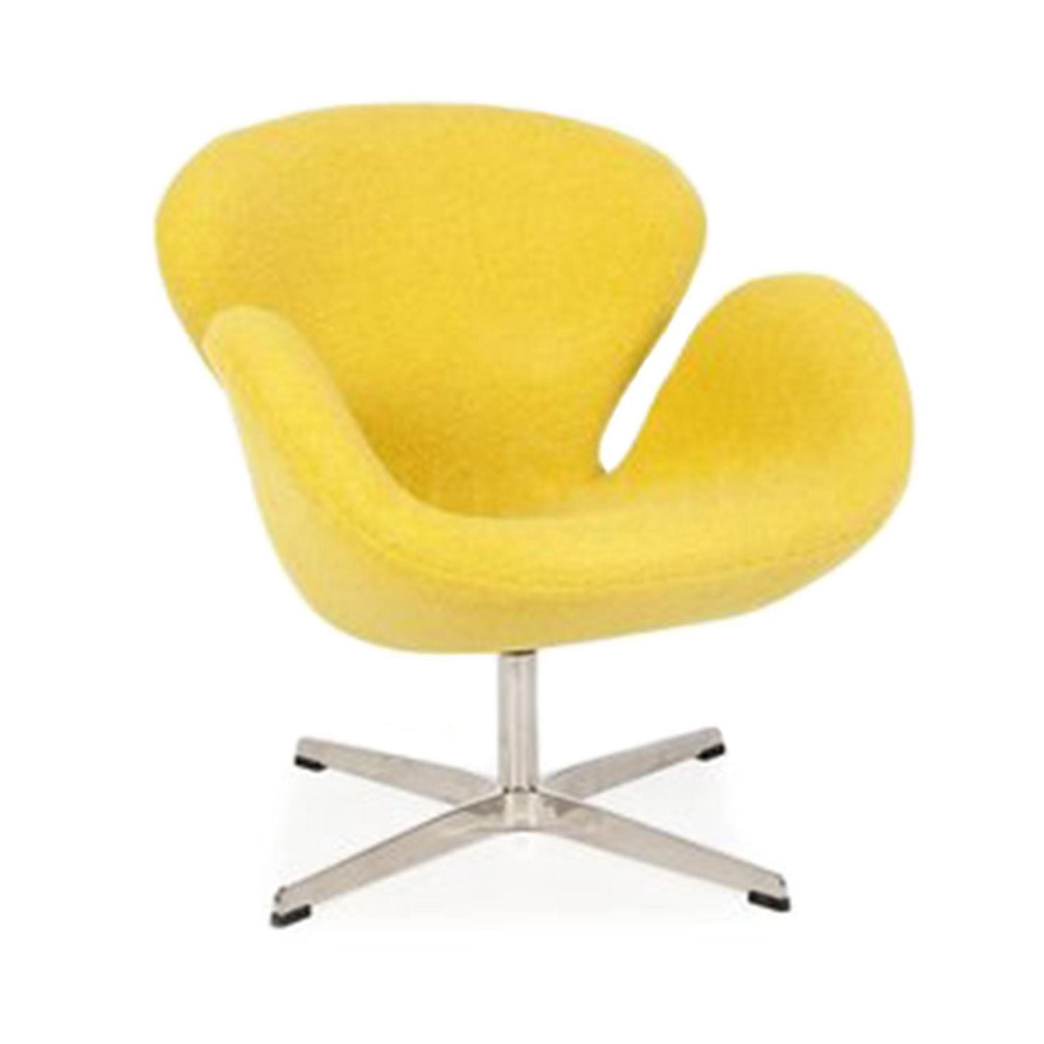 Chaise de salle à manger Canadian Swan moutarde