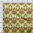 thumbnail image 2 of oneOone Polyester Lycra Fabric Paisley Ikat Print Fabric BTY 56 Inch Wide, 2 of 4
