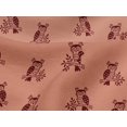 thumbnail image 4 of oneOone Viscose Jersey Fabric Branch & Owl Block Printed Fabric 1 Yard 60 Inch Wide, 4 of 4