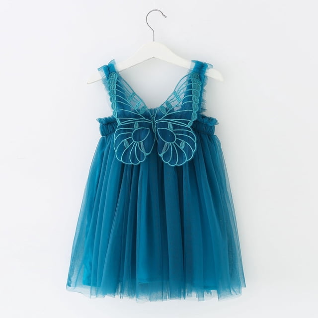 Robe à Bretelles Sans Manches pour Filles Tout-Petits pour Fête Dansante