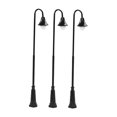 thumbnail image 4 of Milaget 3 Pieces Mini Street Posts Light Model 3V Layout Courtyard Fairy Garden Lamp 13.5x2cm, 4 of 9