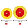 thumbnail image 3 of Kayak Carrier Trolley Trailer Transport Cart Wheel for Water Sports Canoe Jon Boat Wheel Replacement Kayak Car Rack Tires Dolly, 3 of 5