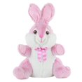 thumbnail image 1 of Way to Celebrate Easter Chubby Cheeks Bunny Plush Toy, Pink, 1 of 3