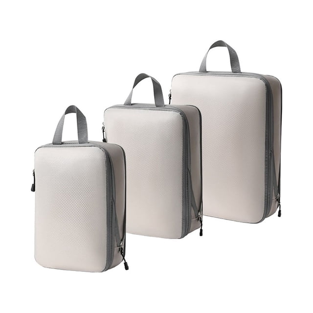 EGNMCR ,, Compression Packing Cubes For Travel, Travel Bags Luggage Organizers Travel Compression Cubes For Suitcases Double Capacity Design For Travel Travel Packing Organizers