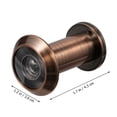 thumbnail image 2 of OULII Visionneuse Ronde pour Porte en Cuivre avec Surveillance de Sécurité 1 Ensemble, 2 of 5