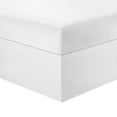 thumbnail image 3 of Wweixi Solid Color Hotel Pleated Bed Skirt Wrinkle & Fade Resistant White_Queen, 3 of 9