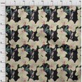 thumbnail image 3 of oneOone Cotton Flex Fabric Leaves & Orchids Floral Print Fabric BTY 40 Inches Wide, 3 of 4