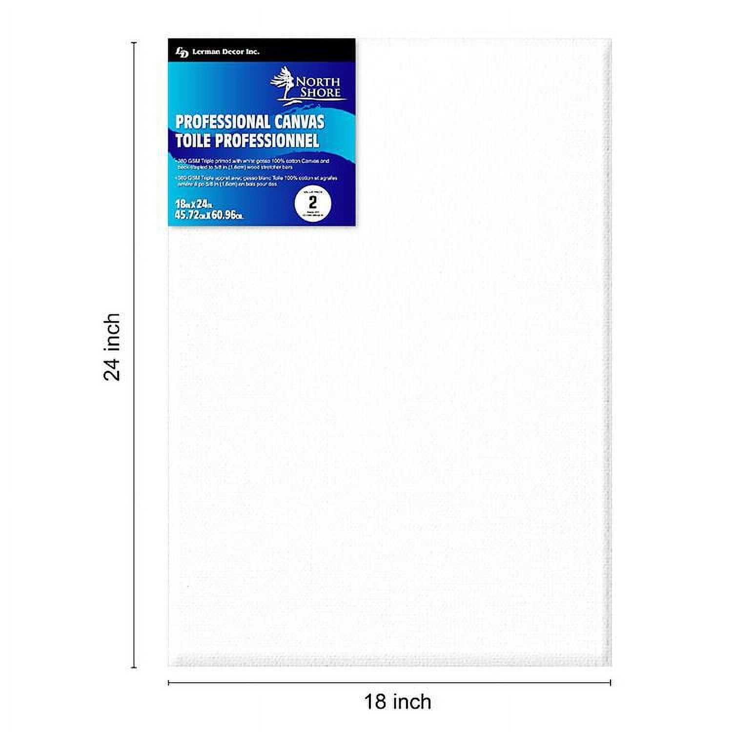 Toile professionnelle North Shore 18” x 24”
