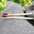 thumbnail image 3 of 2PCS Bamboo Toothbrush Vintage Natural Wood Toothbrush Nylon Bristle Toothbrush, 3 of 10