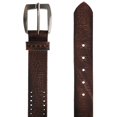 thumbnail image 2 of CTM® Ceinture de Bride en Cuir Usé avec Perforations (Hommes), 2 of 2