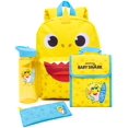 thumbnail image 1 of Baby Shark Unisex Kids Multicoloured 4 Piece Backpack Set, 1 of 6