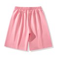 thumbnail image 3 of Men's Sports Shorts Multiple Pockets Running Training Basketball Shorts(Pink,3XL), 3 of 8