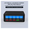 thumbnail image 3 of 65W Multi 4 Port USB Fast Charging Station,Quick Charge QC3.0 PD 20W Wall Charger Hub With LCD For Phone Tablet ,Multi-Device Charger, 3 of 7