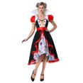 thumbnail image 2 of Flirty Queen of Hearts Plus Size Women's Costume, 2 of 3