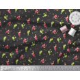 thumbnail image 2 of Soimoi Poly Georgette Fabric Straw & Juice Beverages Print Fabric by Yard 52 Inch Wide, 2 of 3