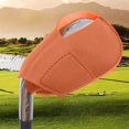 thumbnail image 4 of Couvre-tête avec Protection Protectrice pour Droitier, Pièce de Fers de Golf, Couvre-Tête PU Brun, 4 of 8