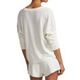 thumbnail image 2 of Polo Ralph Lauren Womens Waffle Knit Boxer Short - 4P0150 (Ecru, L), 2 of 2