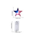 thumbnail image 3 of Yhmxh Décorations du 4 Juillet Décorations d'Inauguration Étoiles Rouges Blanches Bleues et Lumières du Drapeau à Piles Drapeau des États-Unis Décorations Patriotiques pour Intérieur Extérieur Jour du Souvenir 4 Juillet Jour de l'Indépendance, 3 of 7