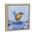 thumbnail image 3 of DesignOvation Olio Birds 7.5" x 7.5" Framed Canvas Wall Art Prints, 3 Piece Set, 3 of 8