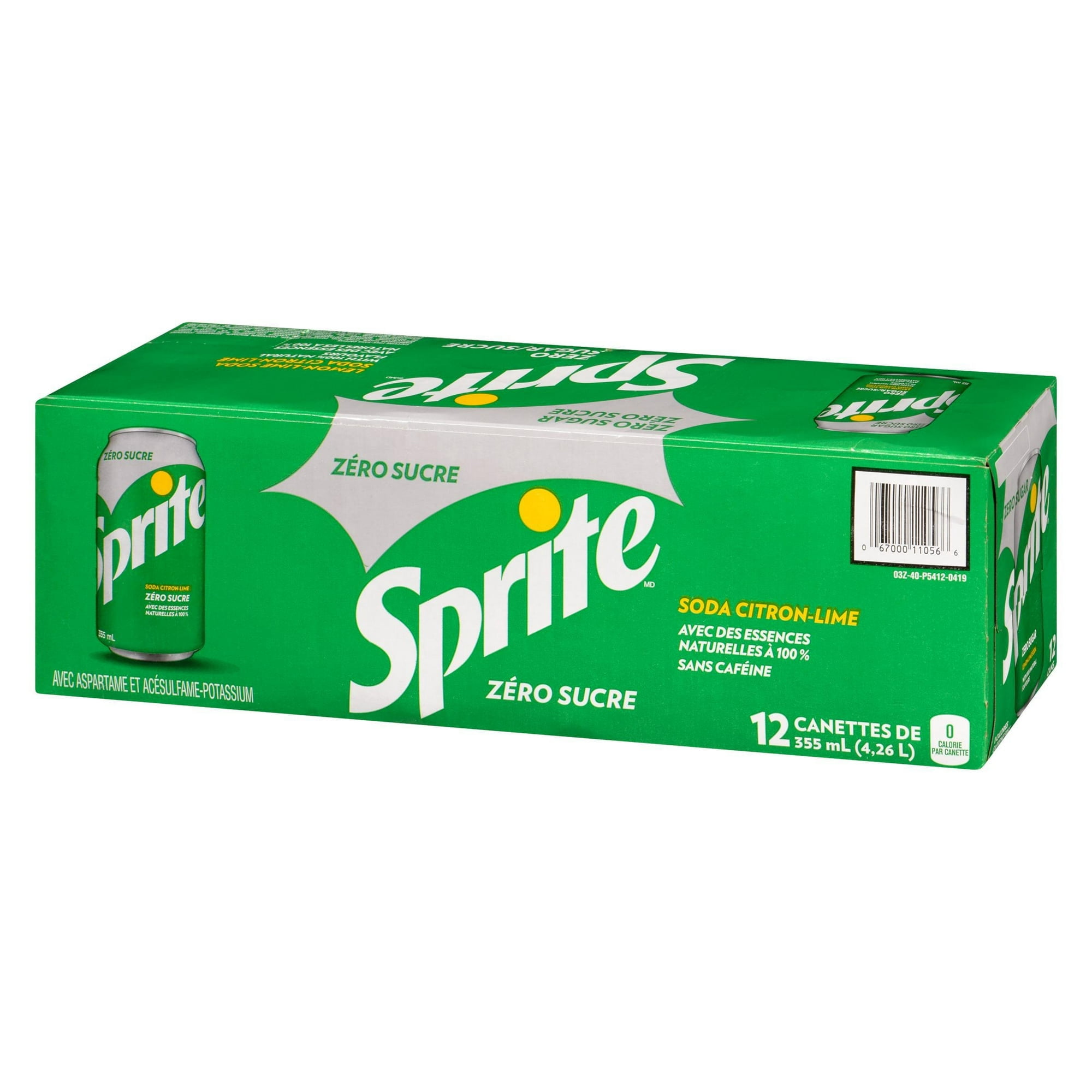 Sprite Zéro Fridge Pack Cannettes, 355 mL, 12 Pack